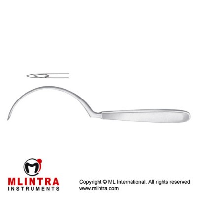 Jonesco Ligature Needle Stainless Steel, 18.5 cm - 7 1/4"